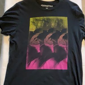 Aeropostale t shirt medium black